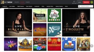 betmgm casino gaming options